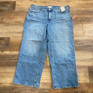 NWT Madewell Curvy Low Slung Straight Jeans Size 18W